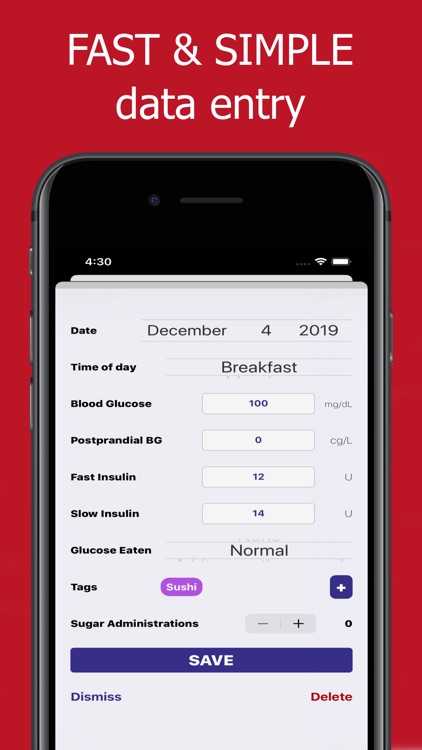 Diabetes Tracker - Diabeto Log screenshot-9