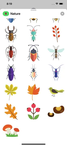 Game screenshot Nature Stickers apk