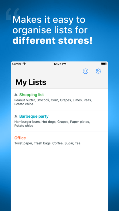 Buy Me a Pie! - Grocery List Screenshot 4 - AppWisp.com Buy Me a Pie! - Grocery List Screenshot 4 - AppWisp.com