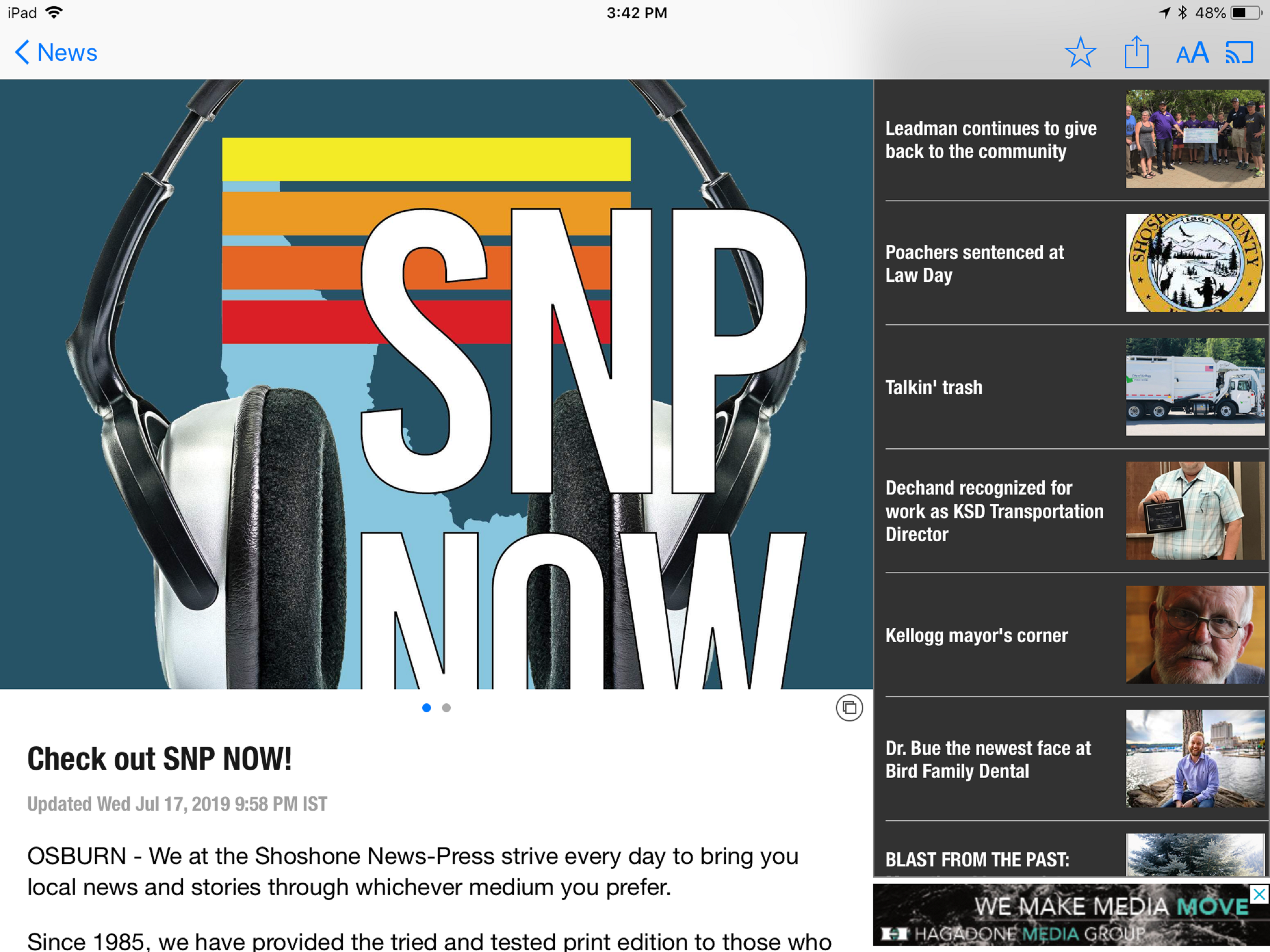 Shoshone News Press