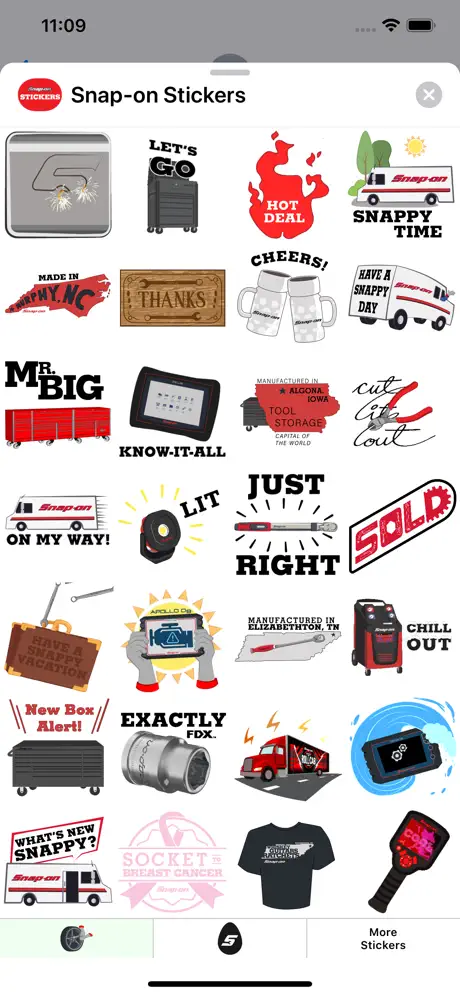 Snap-on Stickers