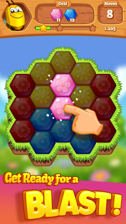 #1. Bee Brilliant Blast (iOS) 由: Tactile Games ApS