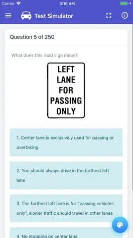 Game screenshot North Dakota DMV Practice Test apk