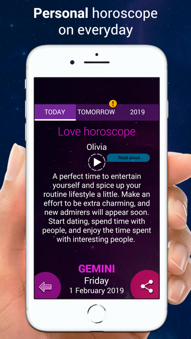 Horoscope Venus for women 2019 iPhone screenshot 4 - Lifestyle app