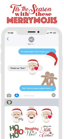 Game screenshot Santa - MerryMojis hack