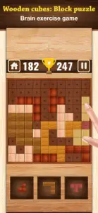 Wooden cubes: Block puzzle screenshot #2 for iPhone