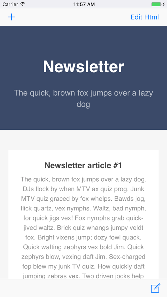 #2. MailMyHtml (iOS) De: Dennie Frifeldt