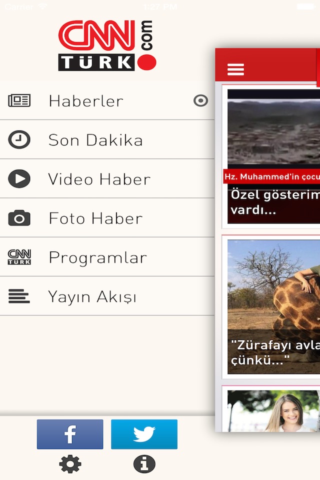 CNN Türk for iPhone screenshot 2
