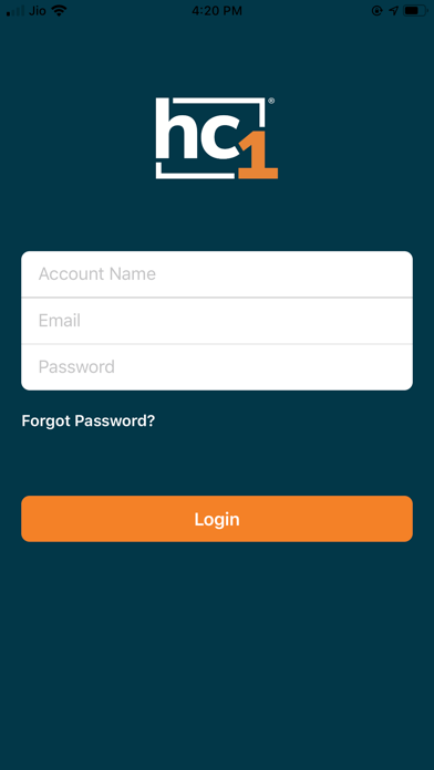 hc1 CRM iPhone screenshot 1 - Business app