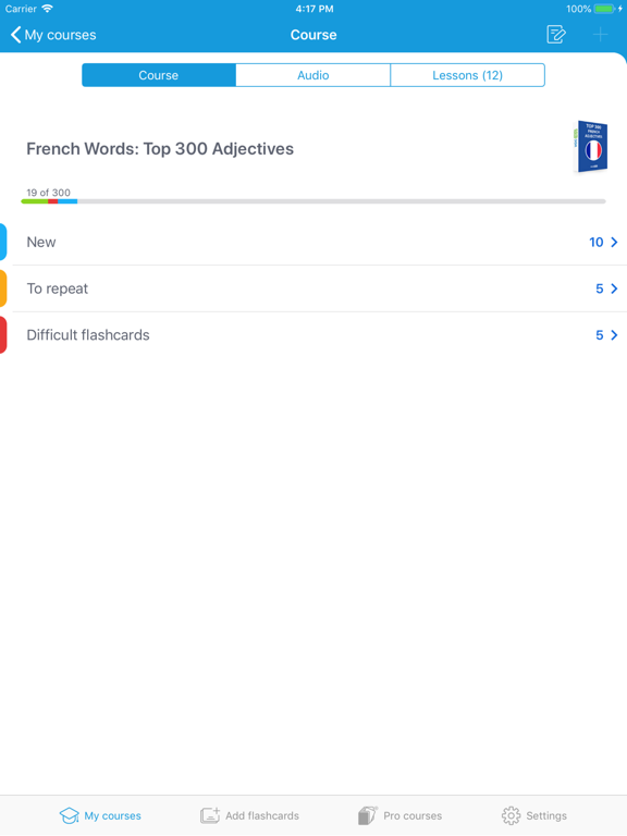 Screenshot #5 pour Parler français - Voc App