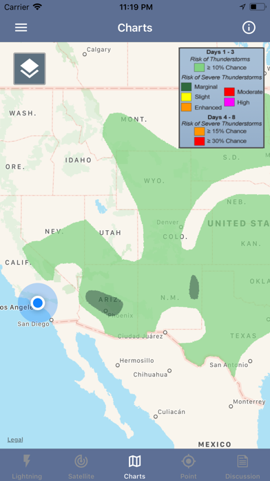 Lightning Tracker & Storm Data screenshot 4