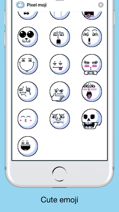 Pixel emoji - smiley stickers screenshot 2