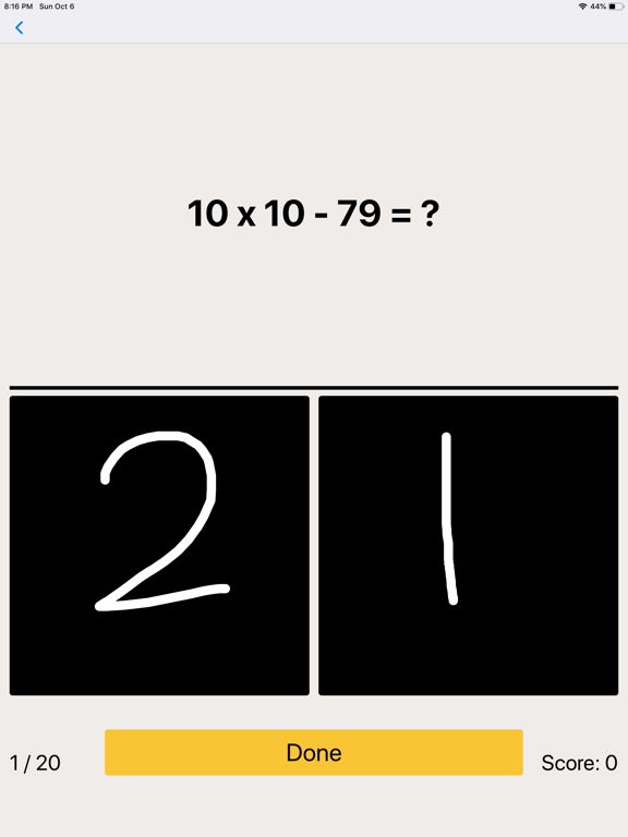 Number writing math 2nd grade iPad screenshot 10 - Education app