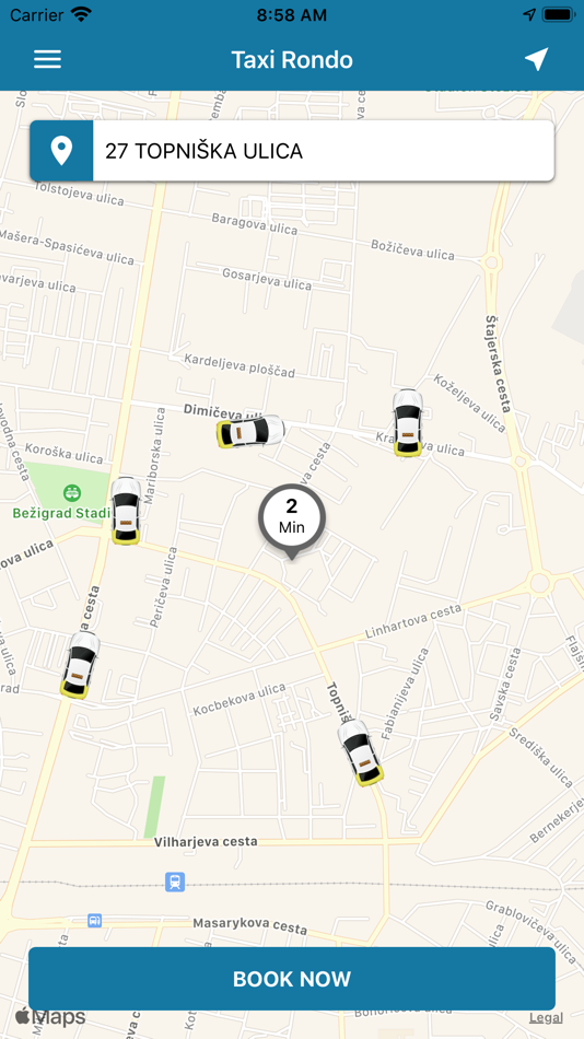 #1. Taxi Rondo (iOS) Bởi: Net-Informatika d.o.o.