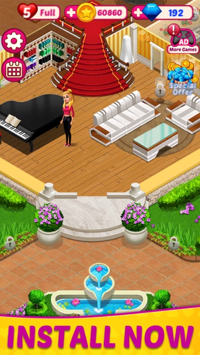 Screenshot #1 pour Jeu de décoration d'intérieur