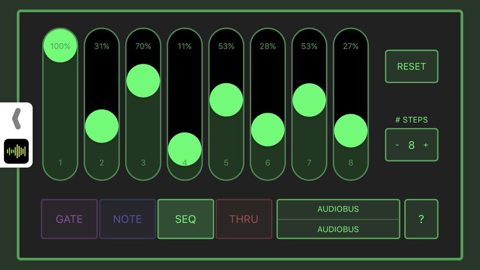 #3. midiGATEs - midi probability (iOS) 由: Arthur Kerns