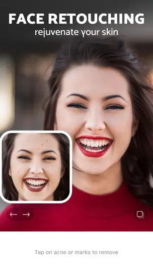 Capture d'écran de Pixl: Retouche Photo Visage sur iPhone 3