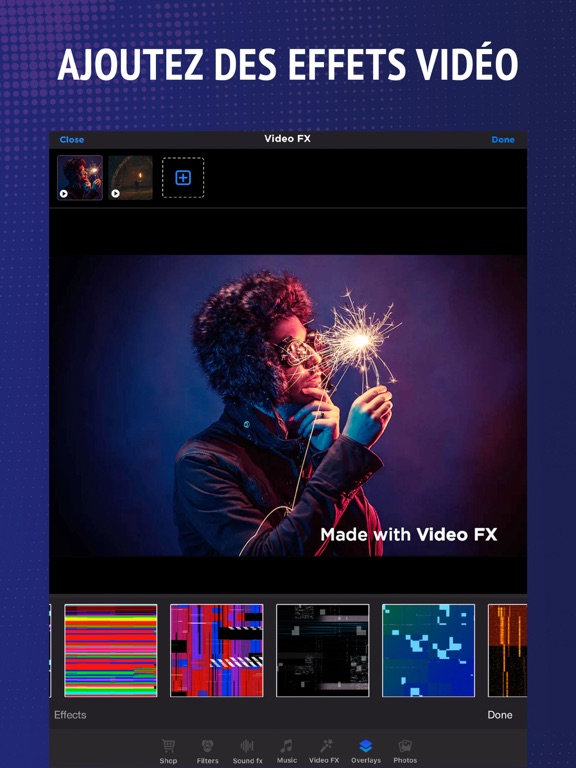 Screenshot #4 pour Video FX : Édition de clips