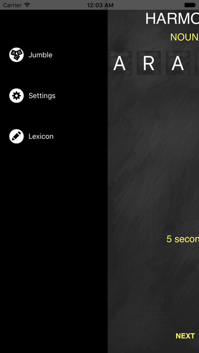 Screenshot #1 pour Jumble Parola