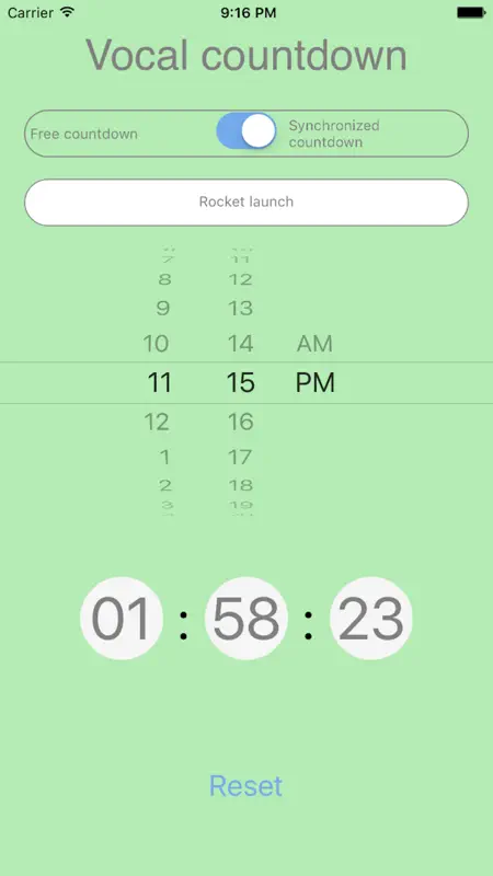 Vocal Countdown screenshot 2 of 3