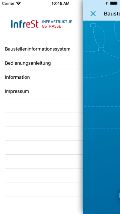 BaustellenInformationsSystem Screenshot