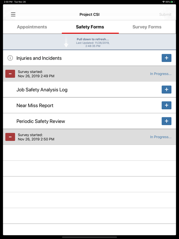 Screenshot #6 pour Project CSI Survey App