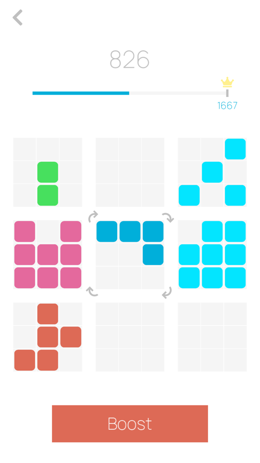 #1. 9 Squares! (iOS) 由: Second Gear Games