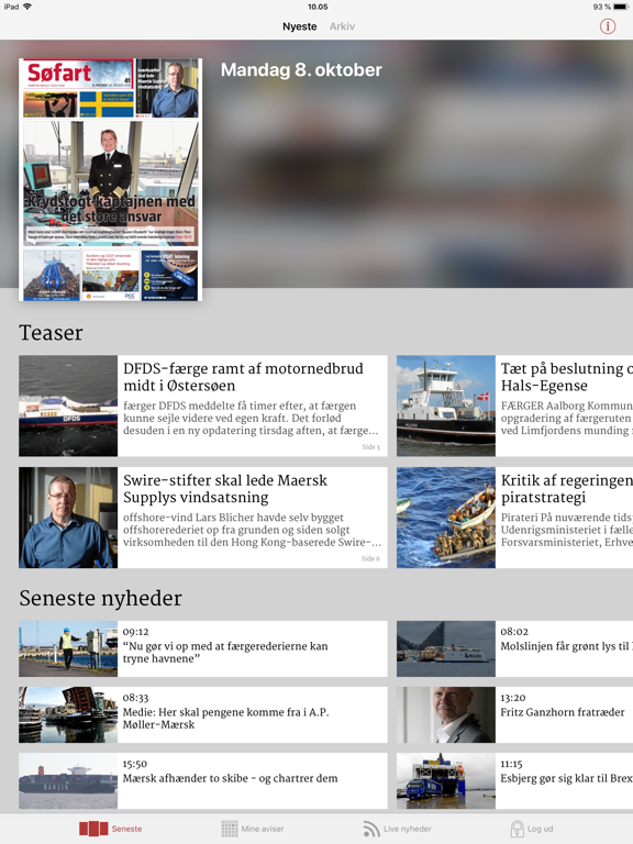 Screenshot #5 pour Søfart E-avis