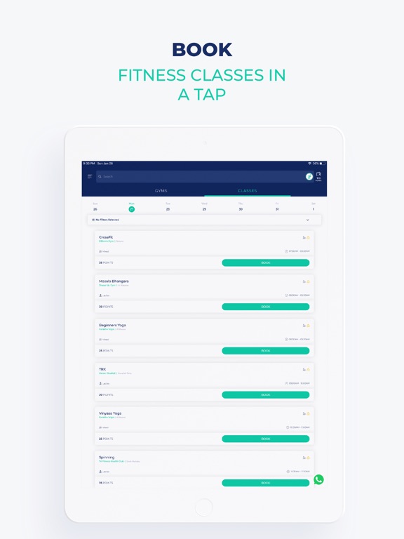 Inggez | On Demand Fitness iPad screenshot 3 - Health & Fitness app