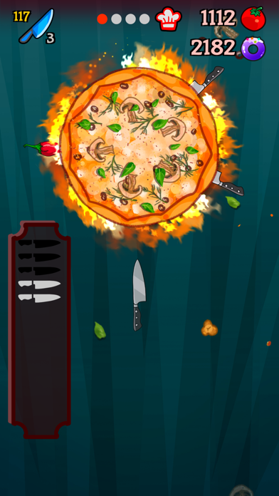 Food Cut - knife games screenshot 2