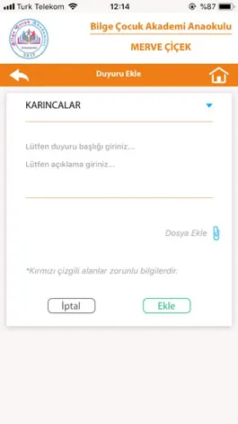 Game screenshot Bilge Çocuk Akademisi Anaokulu hack