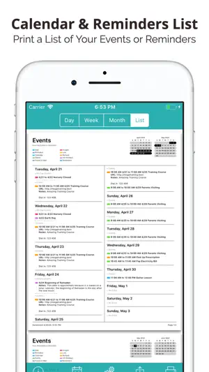 Cal Printer • Print Calendar screenshot 4