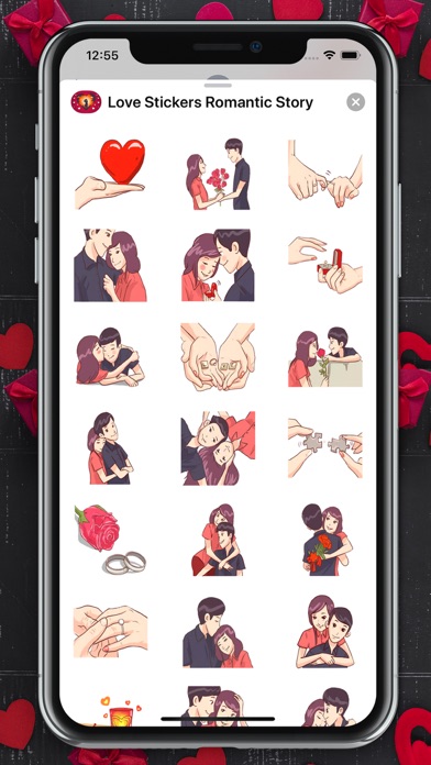 Love Stickers Romantic Story screenshot 3