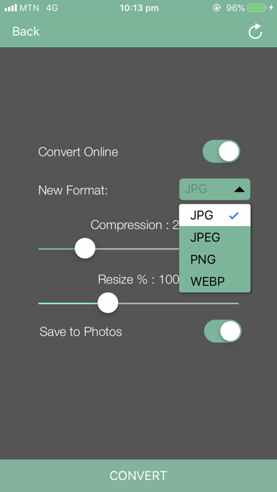 JPEG PNG WEBPコンバーターのおすすめ画像3