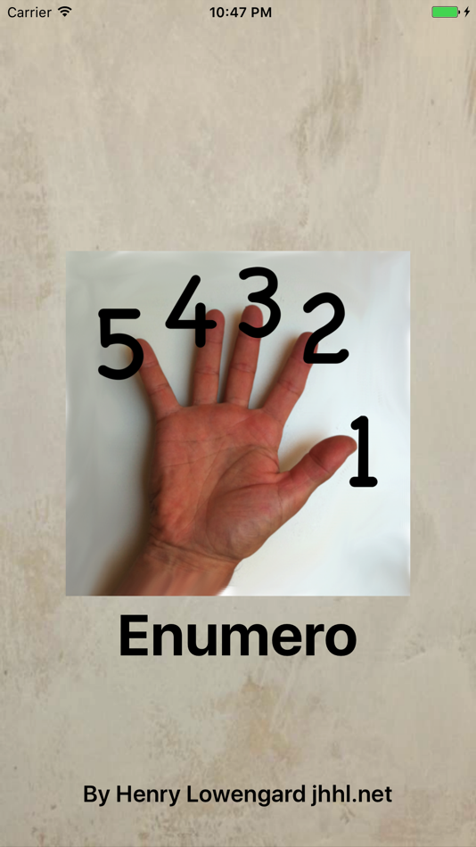 #1. Enumero (iOS) 由: Henry Lowengard