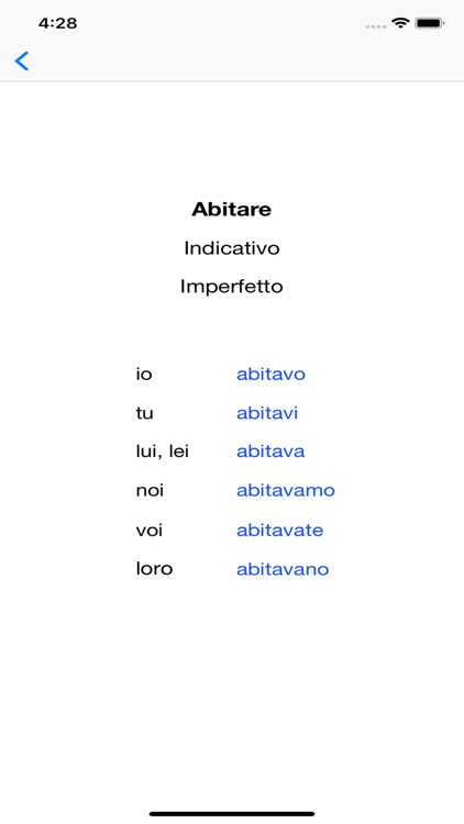 Verb detector screenshot-3