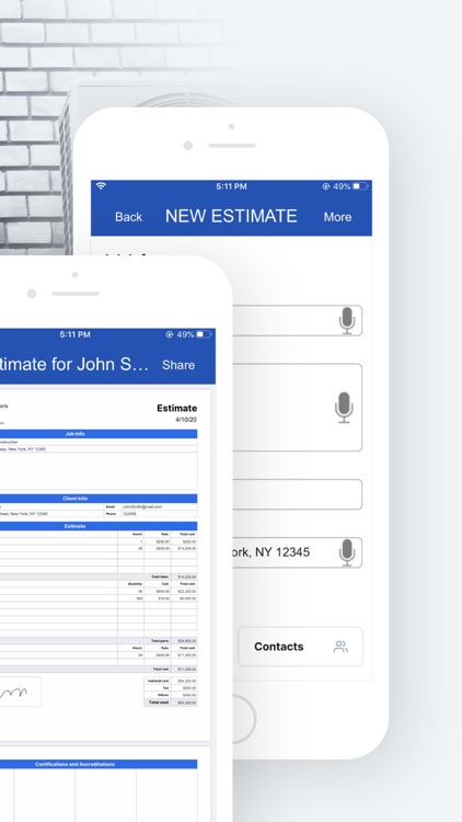 HVAC Estimate