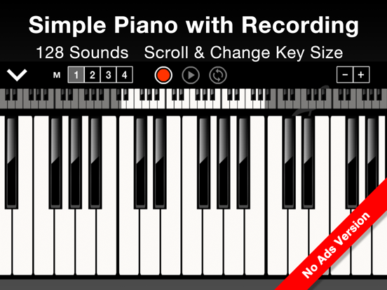 Screenshot #4 pour Tiny Piano Synthesizer No Ads