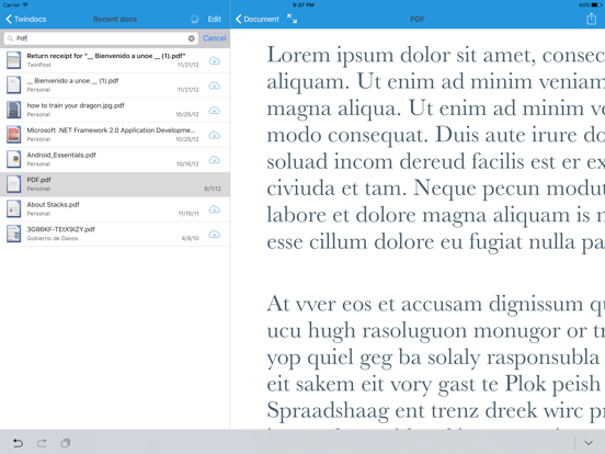 Screenshot #6 pour Twindocs - File your Docs