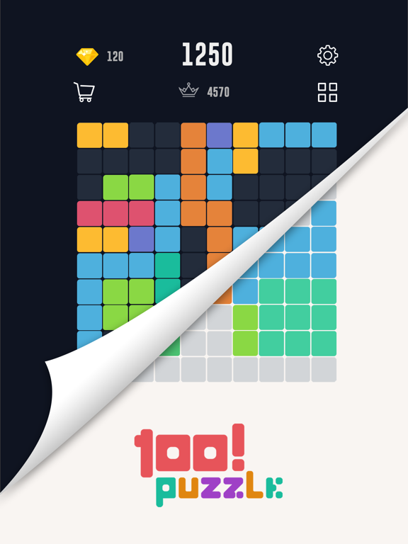 iPad Image of 100! Block Puzzle Color