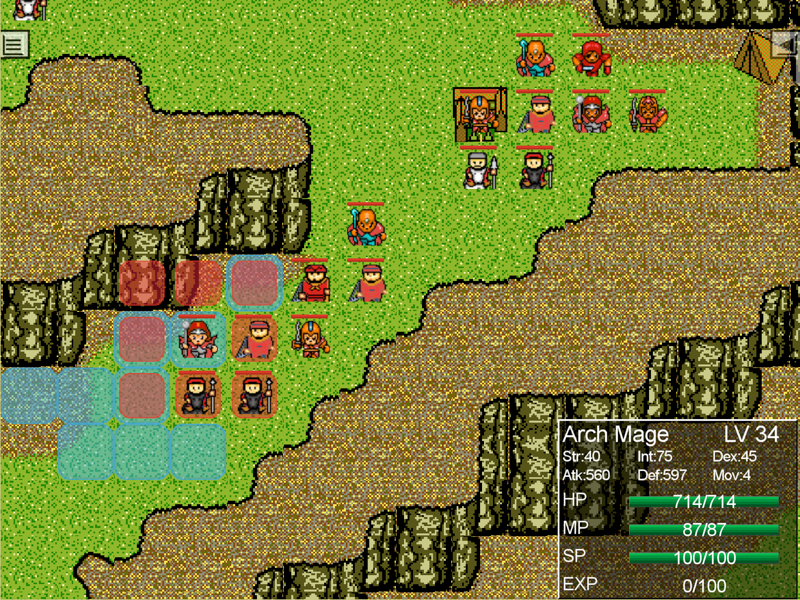 Yama Medieval age fantasy SRPG official gameplay screenshot 2