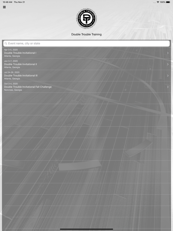 Double Trouble Training iPad screenshot 1 - Sports app