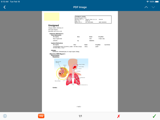 OneContent™ Mobile Deficiency iPad screenshot