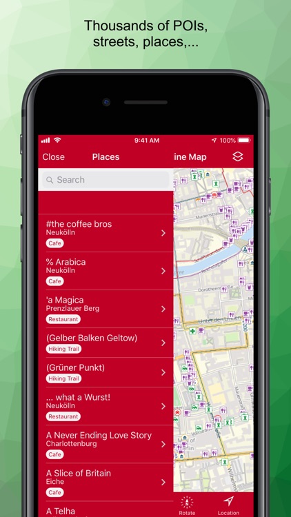 Berlin & Potsdam Offline Map