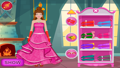 Dress Up Game Sleeping Beauty Screenshot