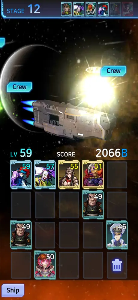 Star Voyager : merge spacecrew