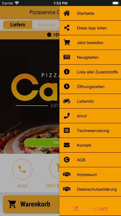 Screenshot #3 pour Pizzaservice Canoli EST. 1994