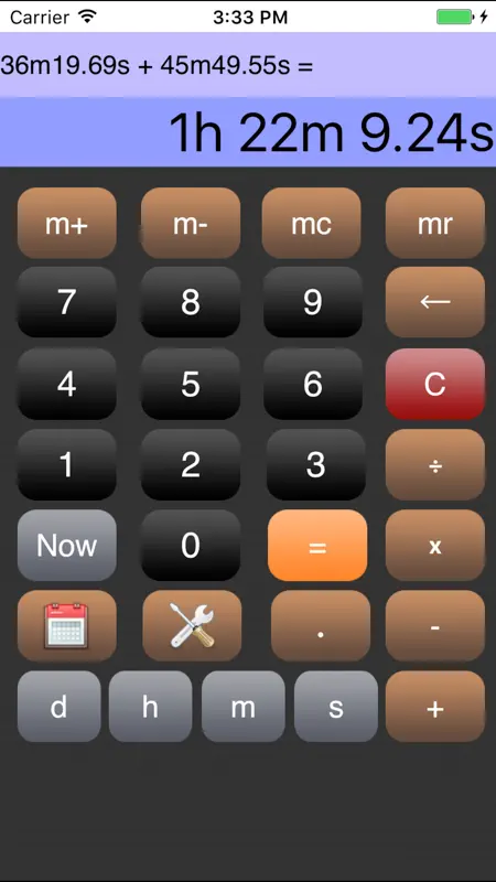 Calculadora de horas minutos screenshot 3 of 5