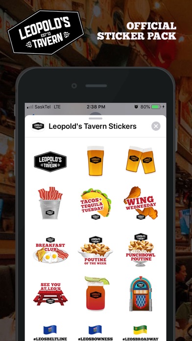 Screenshot #2 pour Leopold's Tavern Stickers