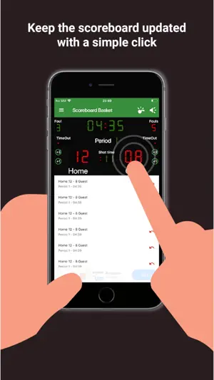 Scoreboard Basket screenshot 3